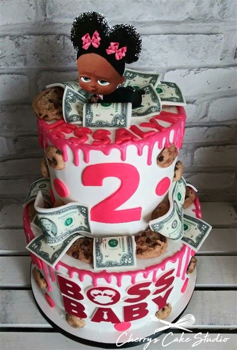 Boss Baby Girl Cake!! | Baby birthday party girl, Baby girl birthday cake, Baby girl birthday theme