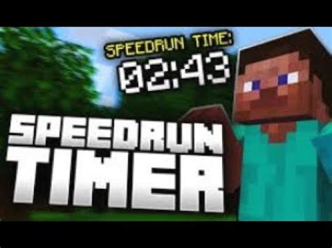 Minecraft ender pearl speedrun - YouTube