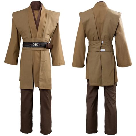 Star Wars Kenobi Jedi Cosplay Costume TUNIC Brown Jedi Robe Halloween Carnival Costumes-in Movie ...