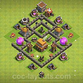 Best TH4 Base Layouts with Links 2023 - Copy Town Hall Level 4 COC Bases