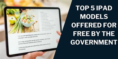 Free Government iPad: How to Get, Top 5 Providers (2024)