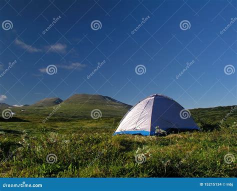 Camping in mountain stock photo. Image of mountain, adventure - 15215134