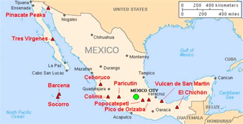 List of volcanoes in Mexico - Wikipedia