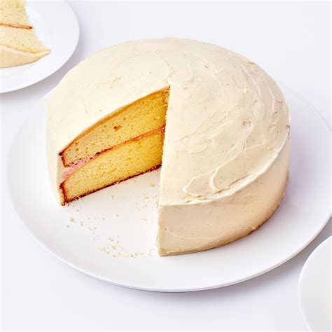 Vanilla Cake With Vanilla Cream Cheese Frosting Recipe | Bon Appétit