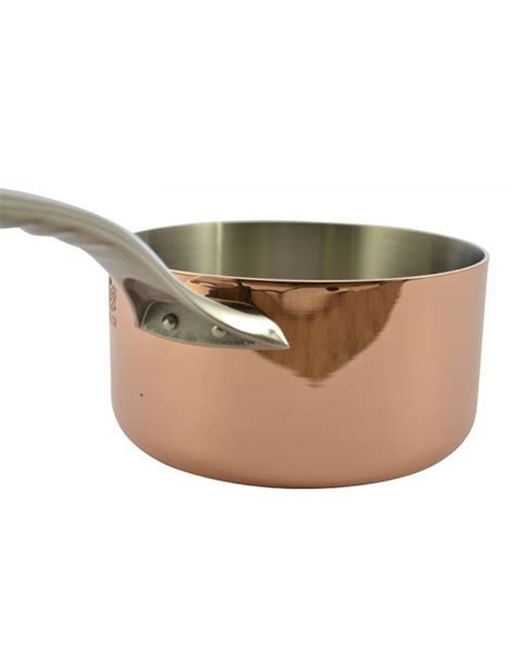 SAUCEPAN IN COPPER S/STEEL INDUCTION -COOKING UTENSIL Choix diamètre (cm) 14