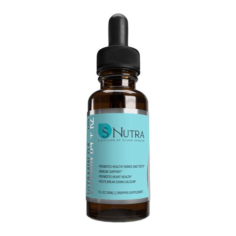 Vitamin D3 + K2 Drops | SS Nutra | Private Label Supplements and Skin Care