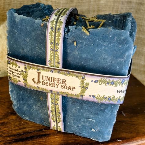 Juniper Berry Soap With Juniper Berries and Essential Oils - Etsy