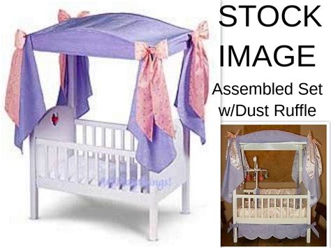 1st Version 1999 AG BITTY BABY CRIB & CANOPY BCRR BCRA NIB + Dust Ruffle | eBay