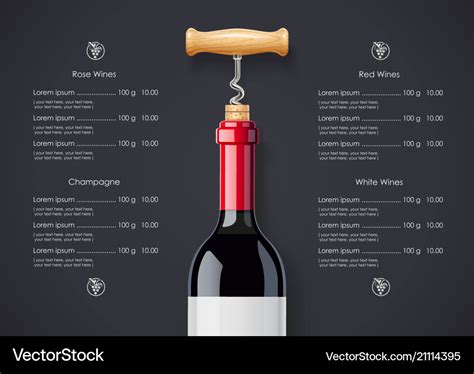 Red wine bottle cork Royalty Free Vector Image