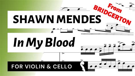 In My Blood (from BRIDGERTON) for Violin & Cello (String Duo) | SHEET MUSIC - YouTube