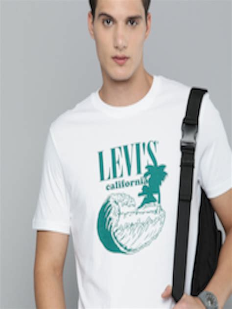 Buy Levis Brand Logo Graphic Printed Pure Cotton T Shirt - Tshirts for ...