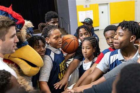 Photos: Pelicans, Woodward host basketball clinic, uniforms distribution at KIPP East Middle ...