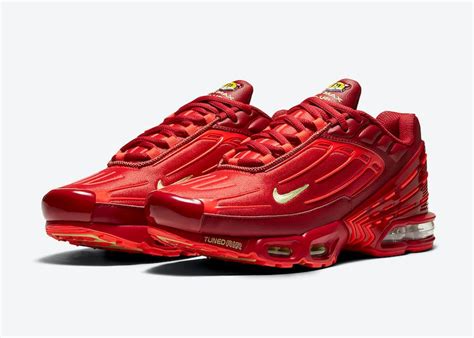 Nike Dress the Air Max Plus 3 in Luxurious Red - Industry News