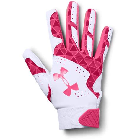 Under Armour Girls' Radar Softball Batting Pair of Gloves, Pink/White, Youth Large - Walmart.com