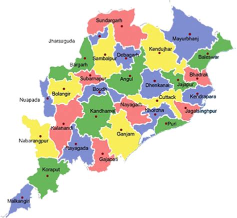 Odisha Map Odisha State Map Orissa Map - Bank2home.com