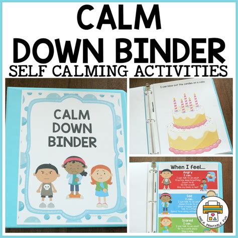 Calm Down Binder - Pre-K Printable Fun