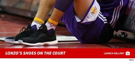 Lonzo Ball Rocks BBB Shoes to NBA Rookie Shoot