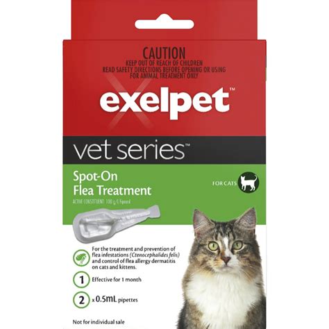 Exelpet Spot-on Flea Treatment For Cats 10ml | Woolworths