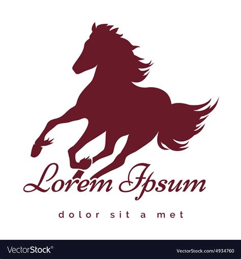 Stallion logo Royalty Free Vector Image - VectorStock