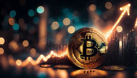 Bitcoin Background Concept, Bitcoin Chart Illustration, Btc ...