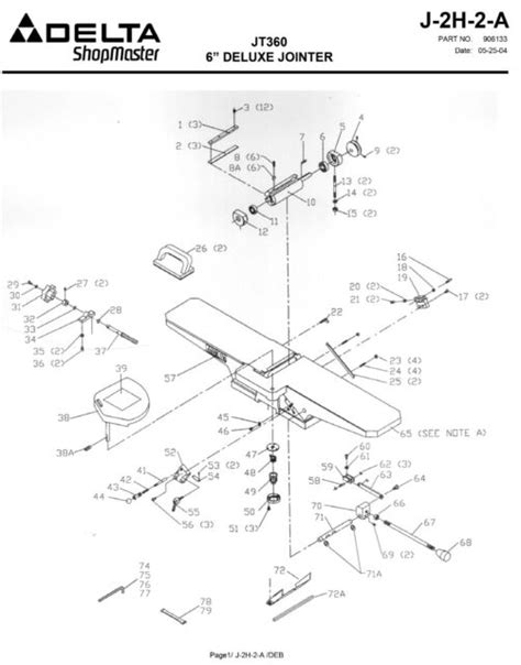 Delta 6 Jointer Manual