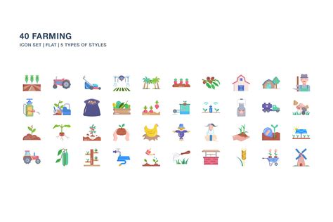 Farming Icon Set - Design Cuts