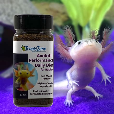 Best Axolotl Food for Baby Axolotls - TropicZone Performance Diets