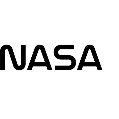 the nasa logo on a white background