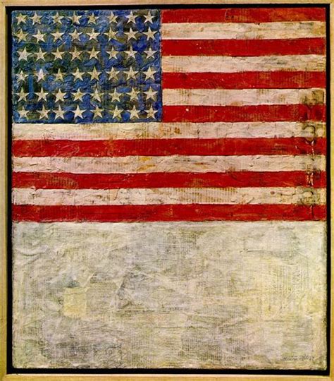 Flag Above White - Jasper Johns - WikiArt.org