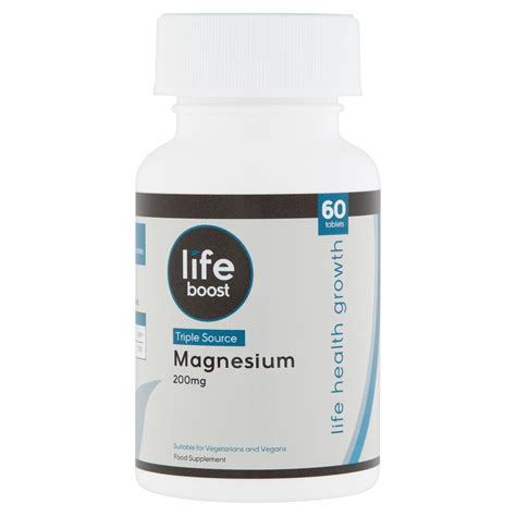 Lifeboost Magnesium Tablets (60 Piece) - Storefront EN