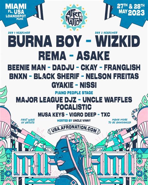 Afro Nation Miami 2023: Burna Boy, Wizkid, and More to Headline World's Largest Afrobeats ...