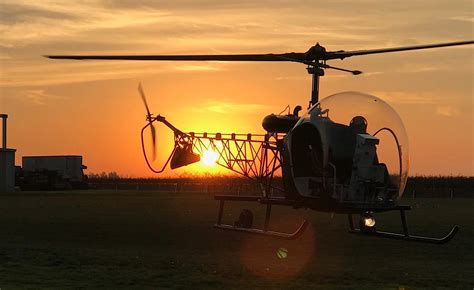 This 1951 Bell 47 Helicopter Was in MASH, Then Went On to Count Cattle ...