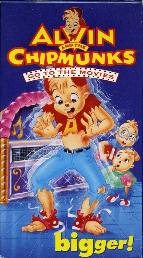 Amazon.com: Alvin and the Chipmunks Go To The Movies - Bigger! [VHS] : Ross Bagdasarian Jr ...