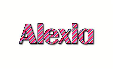 Alexia Logo | Herramienta de diseño de nombres gratis de Flaming Text