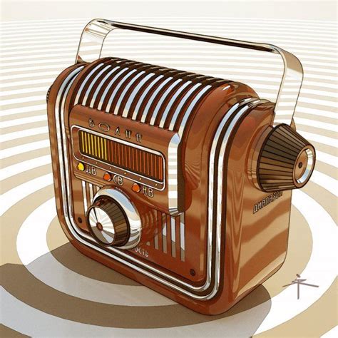 Our Gallery: The Fantastic Art of 600v | Retro radios, Fantastic art, Industrial design sketch