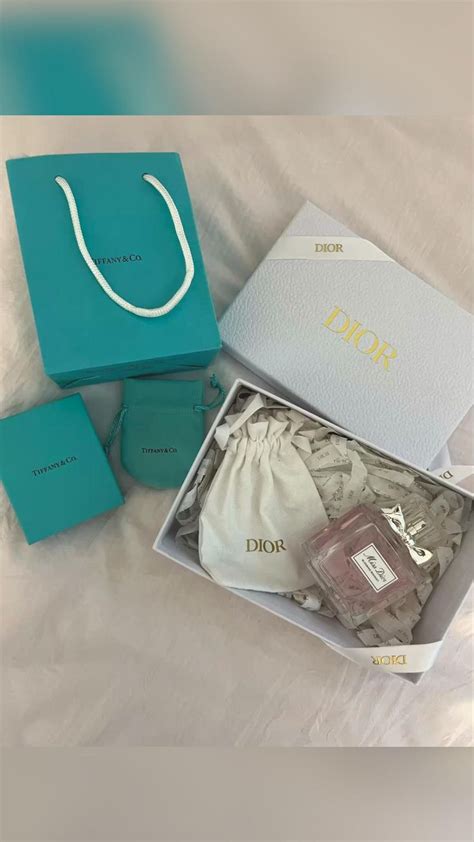 | aesthetic | Tiffany’s | Dior | miss dior | coquette | luxury | designer | Tiffany blue | perfu ...