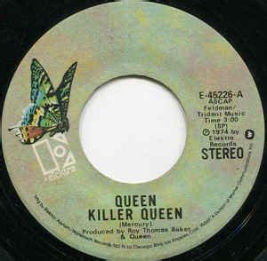 Queen – Killer Queen (1974, SP, Butterfly label, Vinyl) - Discogs