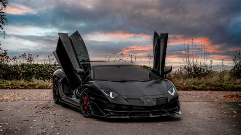 Satin Black Lamborghini Aventador SVJ Full PPF | Reep Automotive Group - YouTube