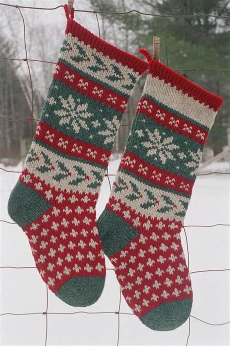 37 Knitted Patterns for Christmas Stockings - The Funky Stitch