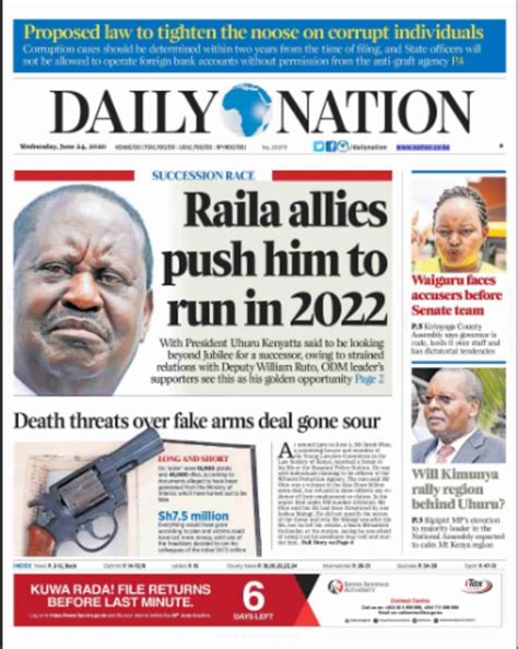 Kenyan newspapers review: IEBC warns 2022 result transmission may fail