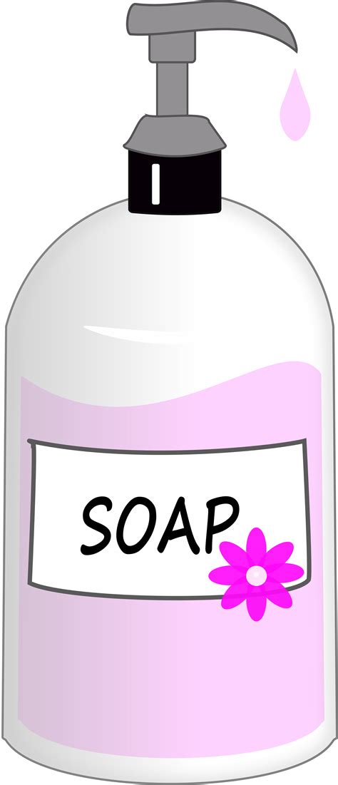 Clipart - Pink Liquid Soap
