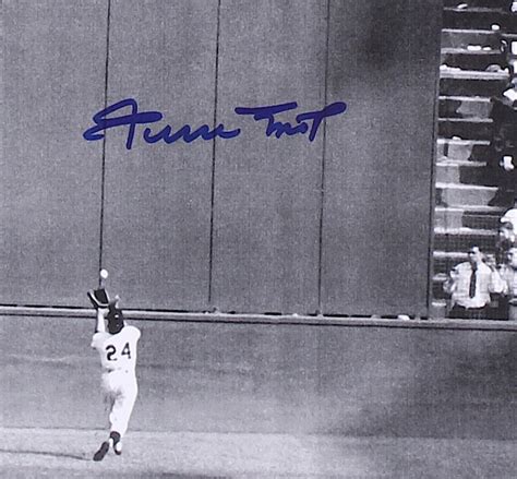 Willie Mays Signed "The Catch" 1954 World Series Giants 11x14 Custom ...