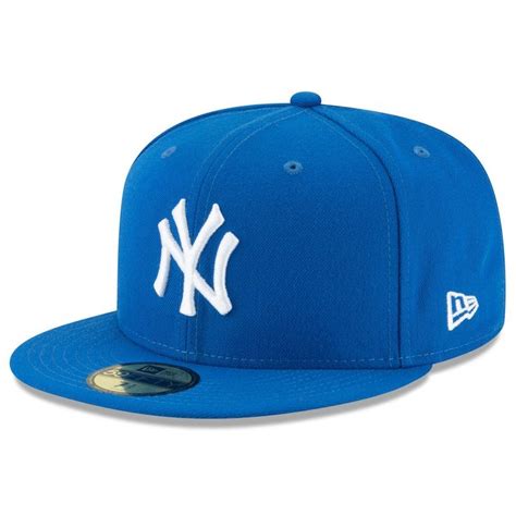 Men's New Era Blue New York Yankees Fashion Color Basic 59FIFTY Fitted Hat | Fitted hats, Hats ...