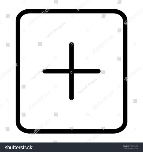 Add Button Icon Stock Vector (Royalty Free) 1307293672 | Shutterstock