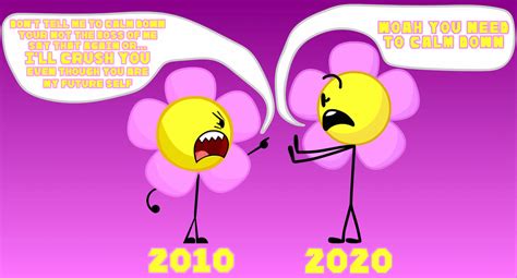 2010 vs 2020: Flower From BFDI by AnimationMattAdams on DeviantArt