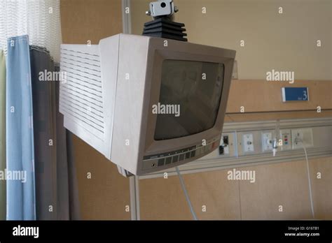 hospital bed tv Stock Photo - Alamy