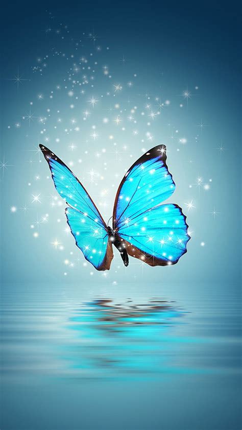 Top 71+ cute blue butterfly wallpaper - in.cdgdbentre