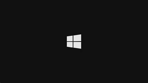 HD wallpaper: Microsoft Windows logo, Windows 10, simple, black background | Black hd wallpaper ...