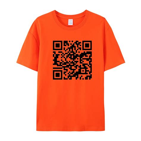 Funny QR Code T-Shirt - Personalized QR code content