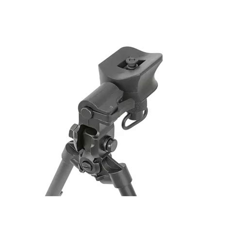 Steel Telescopic Bipod for Sniper Rifle - Black [AGM] | TaiwanGun US & EU